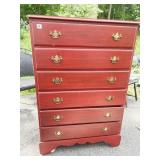 ANTIQUED WOOD DRESSER