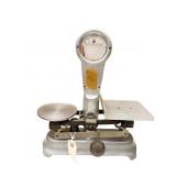 TROEMNER EBONY WOOD CARVED CASE APOTHECARY SCALE