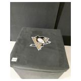 PENGUIN LOGO FABRIC BOX W/ LOGO LID