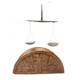 OPIUM SCALE EQUAL ARM BALANCE, HANDMADE, BRASS,