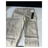 DIANE GILMAN BEIGE PANTS SZ M