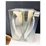 COPENHAGEN GLASS VASE IN OB