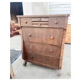 EMPIRE DRESSER NEEDS SOME WORK HAS VENEER ISSUE