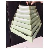 VINTAGE LAMP SHADE 14 X 10 AT WIDEST POINT X 12.5