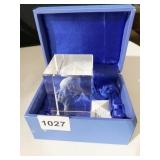 MOUNT VERNON BUST OF GEORGE WASHINGTON CRYSTAL