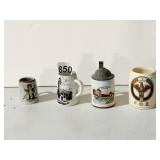 MINI VINTAGE STEINS SOME SIGNED