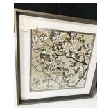 DOGWOOD FRAMED PRINT 25 1/2"H X 25 1/2" W