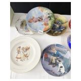 LITTLE BOY BLUE PLATE, HOLLY HOBBY 8 PLATES TOTAL