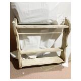 WOODEN SHELVING UNIT