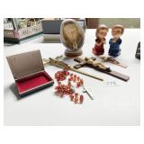 RELIGIOUS MADE IN JAPAN NIGHT LIGHT COVER, BRASS