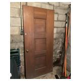 791/4" X 36" X 2" SOLID WOOD ENTRYWAY DOOR