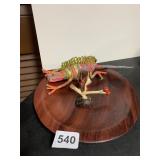 NICE WOOD SHALLOW BOWL/PASTA DISH & HAND MADE