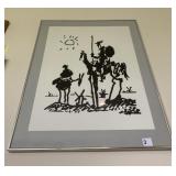 PABLO PICASSO DON QUIXOTE SIGNED & FRAMED