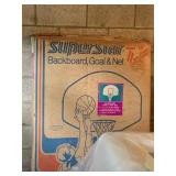 SUPERSTAR BACKBOARD, GOAL & NET IN OB