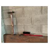 BICYCLE TIRE PUMP & SNOW BRUSH