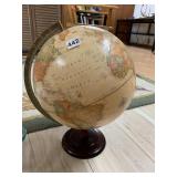 NICE GLOBE OF THE WORLD ON STAND