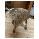 WICKER TABLE OR STOOL