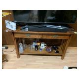 NICE OAK FINISH TV STAND/ENTRY WAY STAND