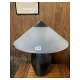 FROSTED GLASS SHADE TABLE LAMP