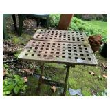 WOODEN GARDEN TABLE BY SMITH AND HAWKEN