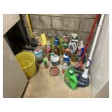 CLEANING SUPPLIES, BUCKETS, MOPS, ETC.