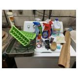 CLEANING SUPPLIES, READING GLASSES, ICE CUBE