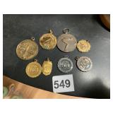 VINTAGE SWIMMING MEDALS LOT OF 8