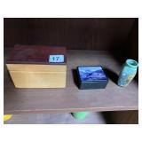 WOOD HANDCRAFTED INDEX CARD SIZE BOX SIGN N NORA