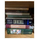 BOOKS ON CHURCHILL, HISTORY FRANCE, ETC.