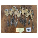 ANTIQUE STERLING SPOONS 4.69 OZ