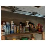 SPRAY PAINTS, GLASS CLEANER, WASP SPRAY, ETC.