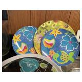 WOOD SECTIONAL BOWL, SERVING TRAYS MOST PLASTIC,