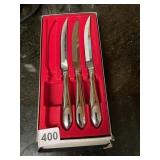 CARVAL HALL 3 LOOK NEVER USED STEAK KNIVES