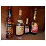 TUCANA FINE BRANDY, JAQUINS CREAM DE CASSA &