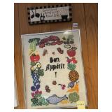 GOOD FOOD GOOD WINE GOOD LIFE WOULD SIGN AND BON