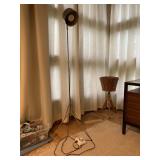 MCM FLOOR LAMP SINGLE BULB 53" ON TRIPOD STAND