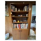 BOOK/DISPLAY CASE WITH TWO BOTTOM DOORS 72"H X