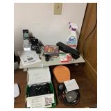 OFFICE SUPPLIES, CORDLESS PHONE, PAPER PUNCH,