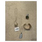 GROUP OF JEWELRY INCLIUDING STERLING