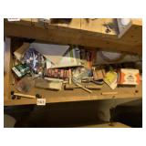 CONTENTS OF DRAWERS, NAILS, BUFFING COMPOUND,