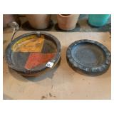 LARGE ASHTRAYS (2)