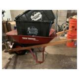 TRUE TEMPER WHEELBARROW & BINS