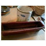 RECTANGLE PLANTER & PAINTED PLANTER