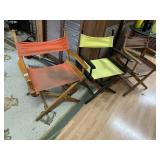 SET OF 3 DIRECTORS CHAIRS VINTAGE