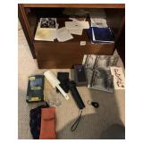 OTTER BOX, LINT BRUSH, CARDS ETC.