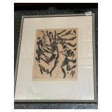 SIGNED ORIGINAL ETCHING HASSIDIC DANCE BY JOHN