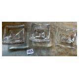 KOSTA BODA SWEDEN ART GLASS DISHES