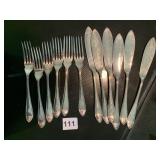 ESPN 6 KNIVES, 6 FORKS, SERVING SPOON AND SUGAR