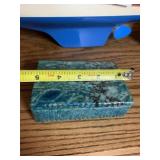 VERY PRETTY TURQUOISE BLUE ALABASTER STONE