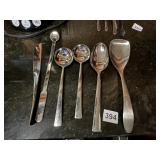 SERVING SPOONS, 1 KNIFE DANISH STYLE